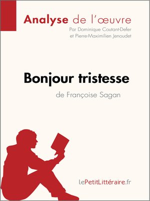 cover image of Bonjour tristesse de Françoise Sagan--Fiche de lecture